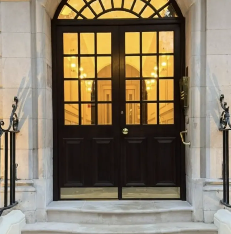 Custom wooden entrance doors, Hanover House